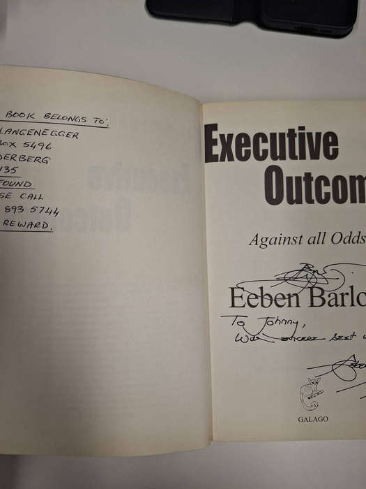 Executive Outcomes: Against All Odds (Eeben Barlow)