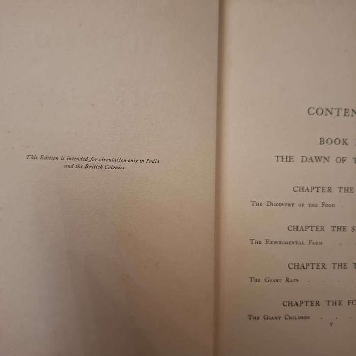 Food of the Gods, And How It Came to Earth (H.G. Wells)