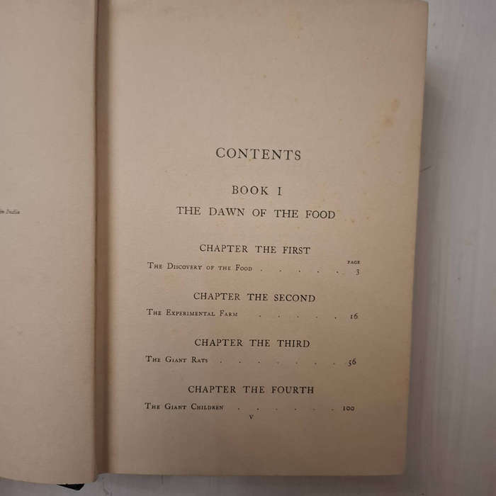 Food of the Gods, And How It Came to Earth (H.G. Wells)