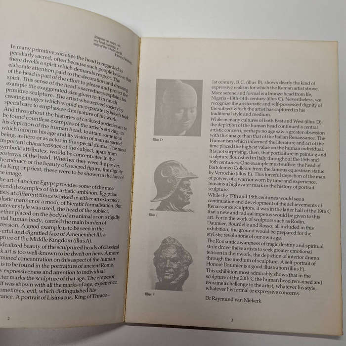 Image Of Man, The Human Head In Modern Sculpture