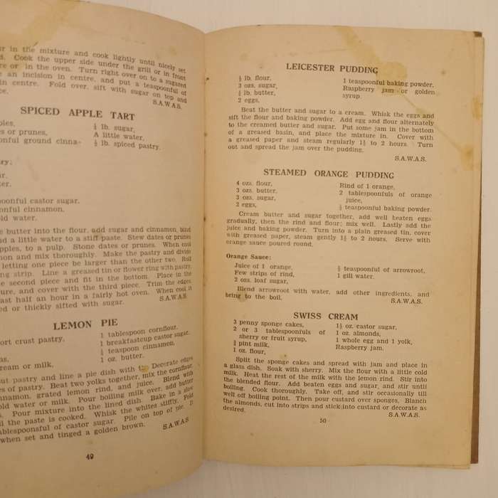 "Victory" Cookery Book: South African Women's Auxiliary Services