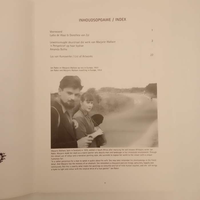 Marjorie Wallace Retrospektiewe Uitstalling / Retrospective Exhibition (1953-2003) Amanda Botha (com