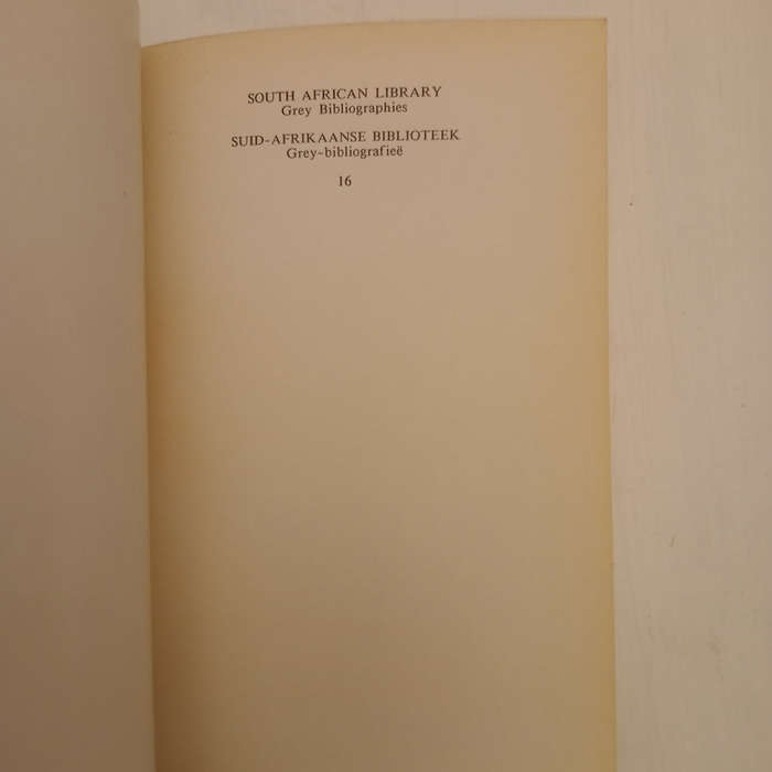 Southern African botanical literature, 1600-1988 (A. S. Kerkham)