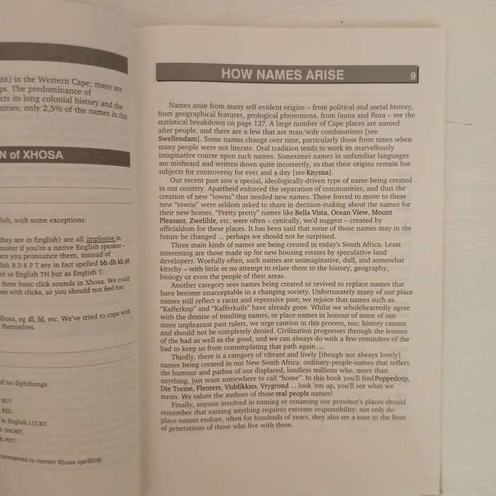 Beard shaver's bush: Place names in the Cape (Peter Slingsby, Ed Coombe)