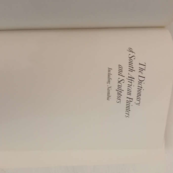 The Dictionary of South African Painters and Sculptors (Grania Ogilvie assisted by Carol Graff)
