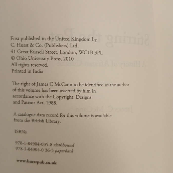 Stirring the Pot: A History of African Cuisine (James C. McCann)