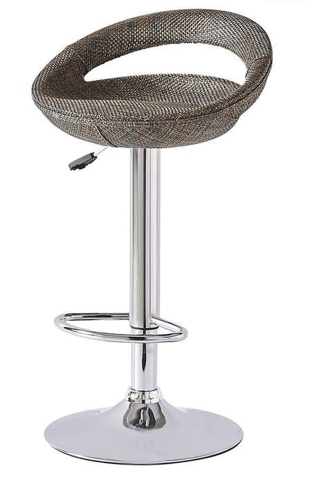Woven Bar Stool - Brown