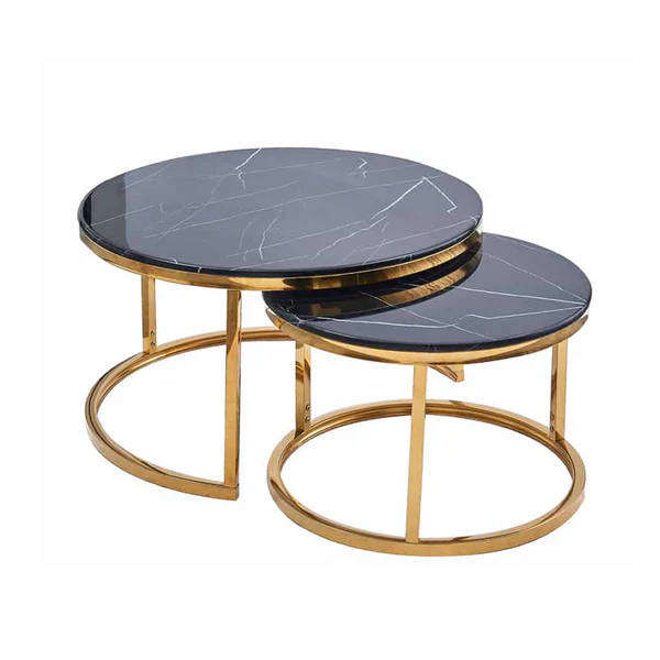 Marble-top Coffee Table 2 in 1