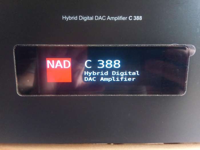 NAD C388 Integrated Amplifier with Bluos Streaming and MDC modules