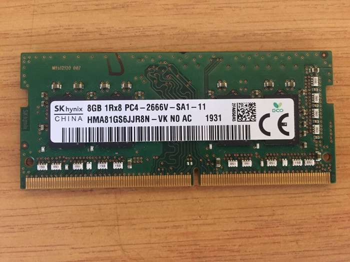 SK hynix Laptop Memory 8GB DDR4 2666V MHz SODIMM 1RX16.