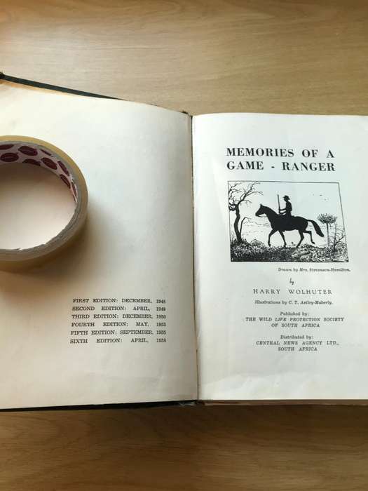 Memories of a Game Ranger - H. Wolhuter