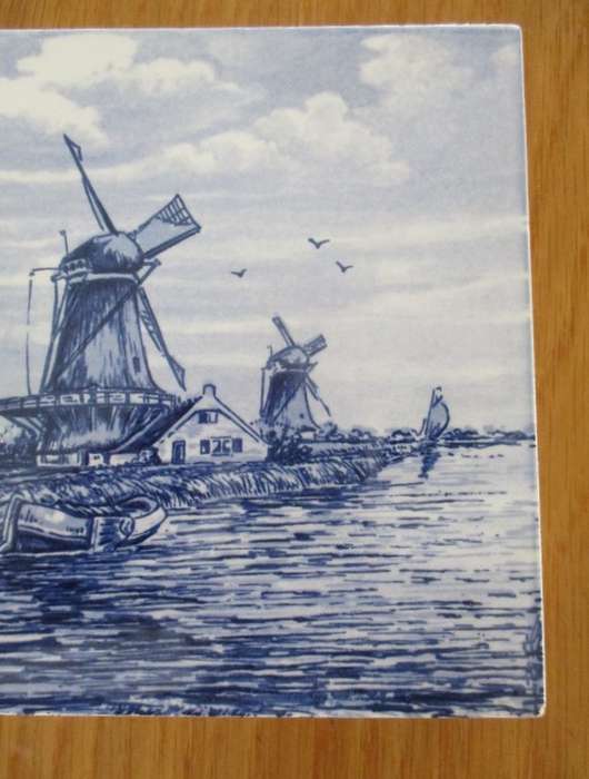Vintage Dutch tile