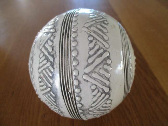 Nature's art - three natural calabshes - hand painted and decorated