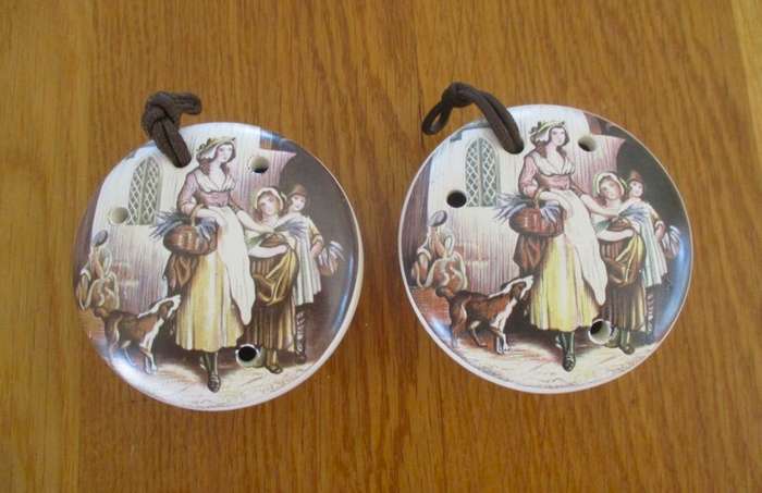 Two vintage Cries of London pomanders
