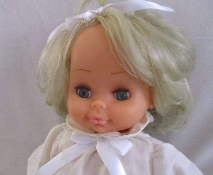 The prettiest vintage baby doll with the cutest, cheeky face (marked 14EYE)