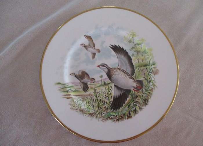 Royal Chelsea Fine Bone China - three plates from their "Birds of the Countryside" collection