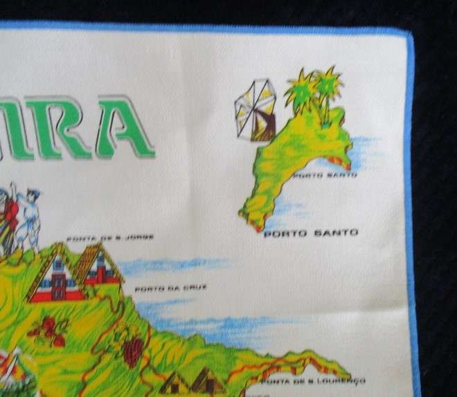 A vintage "Madeira"  pictorial cloth - made in Portugal