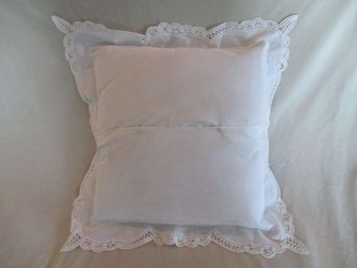 Exceptionally beautiful vintage embroidered cushion in stunning condition