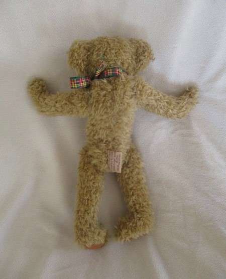 Collectable "Heartfelt Collectibles" Teddy Bear with purposeful "antique bear" look