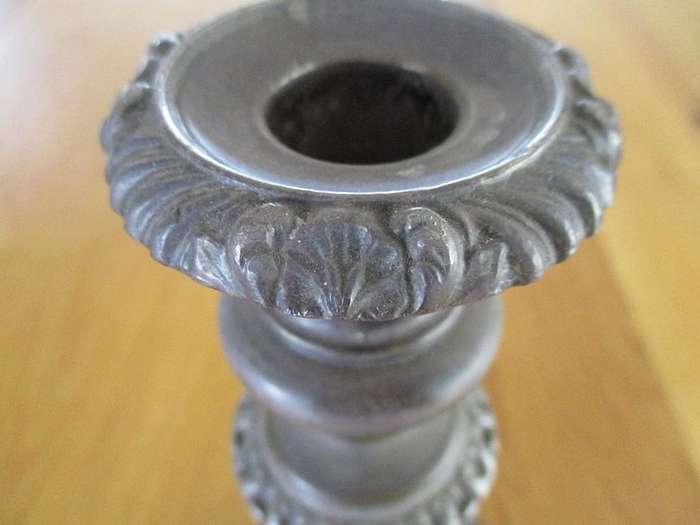 An old vintage, heavy(1.5kgs) candlestick with loads of character