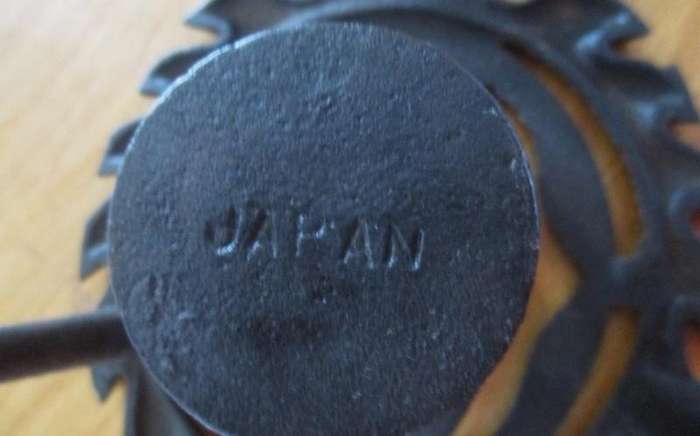 Vintage/antique cast iron trivet/pot holder cum warmer - made in Japan