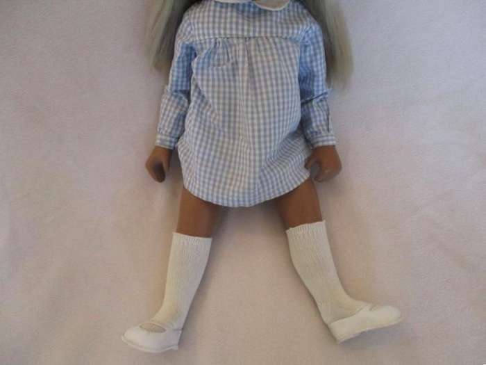 Rare Collector's doll - vintage 1960's/70's Sasha doll - Blonde Gingham Girl by Frido/Trendon