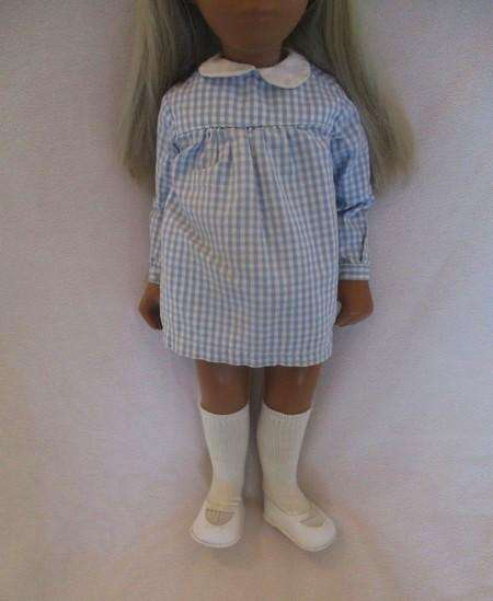 Rare Collector's doll - vintage 1960's/70's Sasha doll - Blonde Gingham Girl by Frido/Trendon
