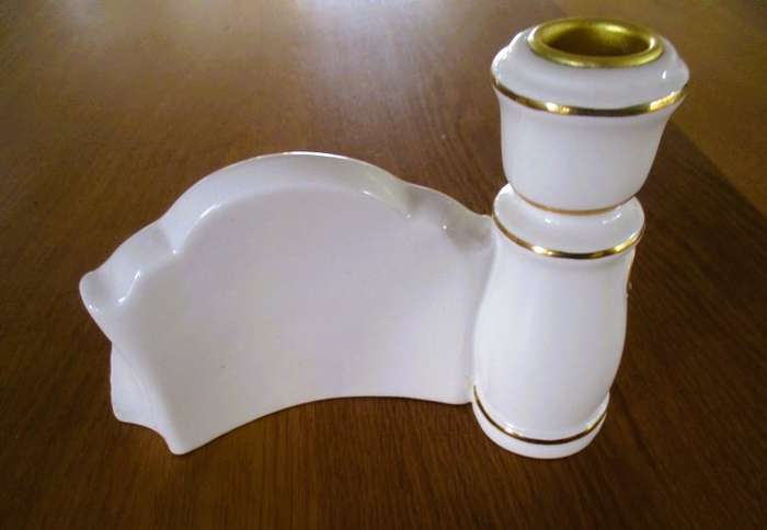 Limited edition porcelain "Circle of Light" Angel candlestick - Second issue - "Hope" - signed