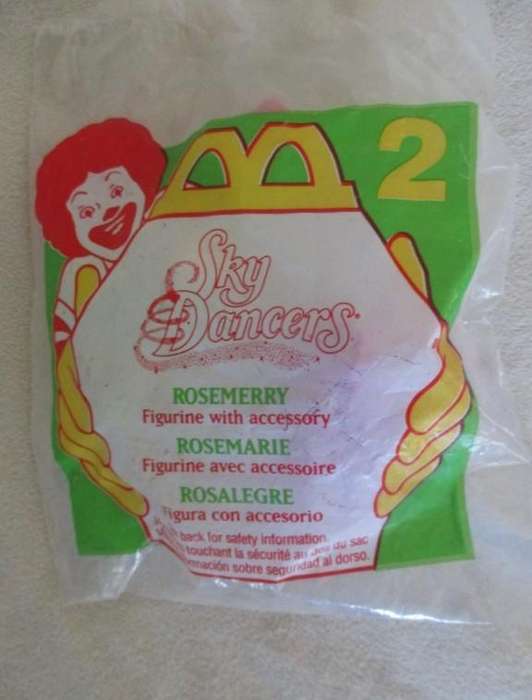 Vintage 1996 McDonalds Happy Meals Sky Dancer Rosemerry - still sealed