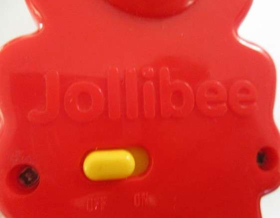Rare vintage 1990's Jollibee & Mr. Yum walkie talkies to display