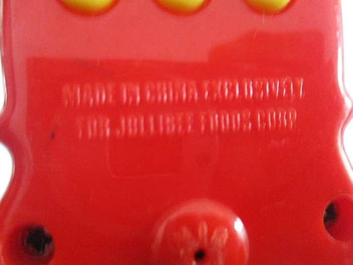 Rare vintage 1990's Jollibee & Mr. Yum walkie talkies to display