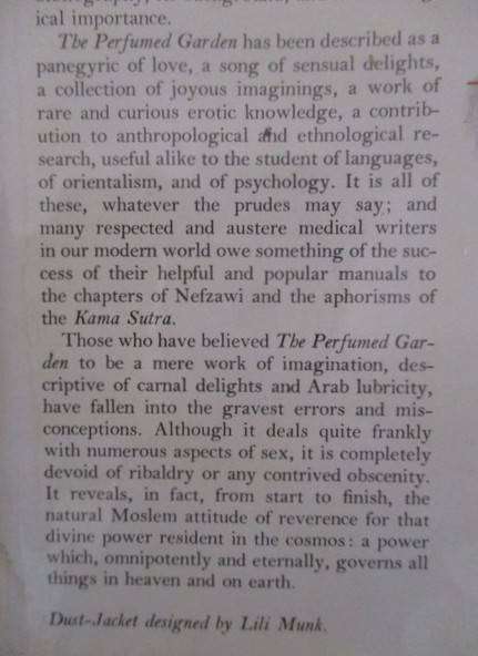 The Perfumed Garden of the Shaykh Nefzawi translated out of Arabic by Sir Richard Burton