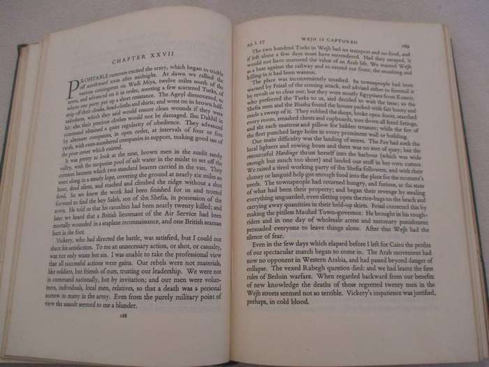 Seven Pillars of Wisdom by T E Lawrence (Lawrence of Arabia)