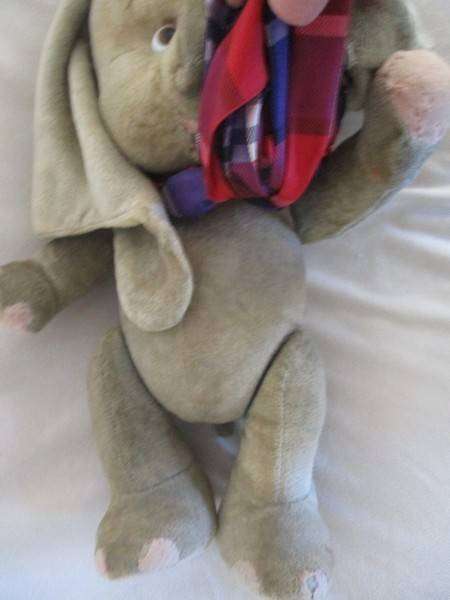 Ultra rare!! Very large vintage 1930's/40's Dumbo still stuffed with wood wool/excelsior - Steiff?