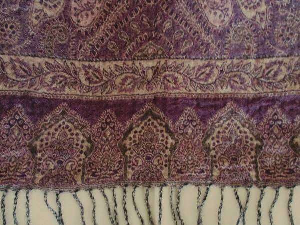 Thicker than most - vintage/antique Kashmir wool throw/cloth