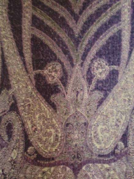 Thicker than most - vintage/antique Kashmir wool throw/cloth