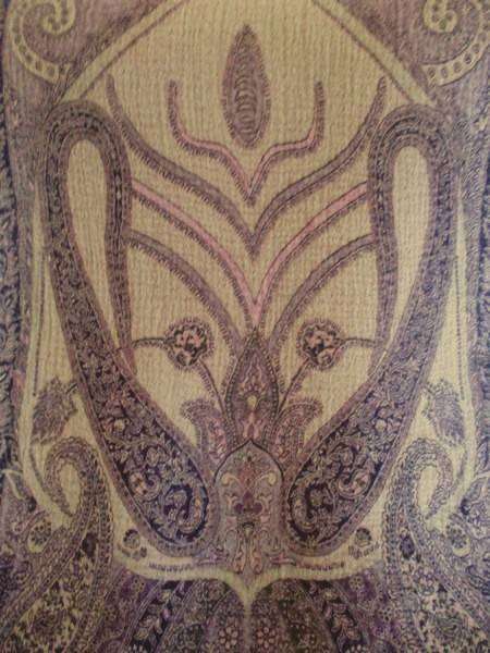 Thicker than most - vintage/antique Kashmir wool throw/cloth