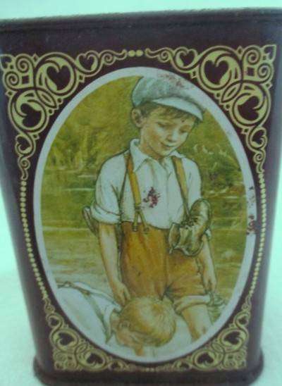 Vintage 1970's Cicely M. Barker (of Flower fairies fame) tin money box