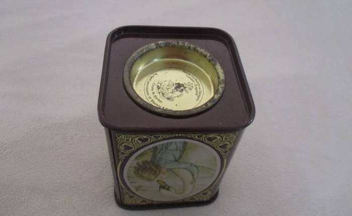 Vintage 1970's Cicely M. Barker (of Flower fairies fame) tin money box