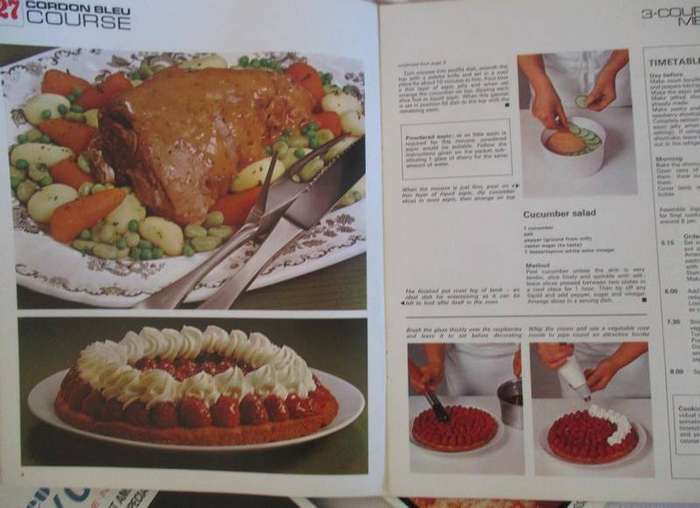 32 x Cordon Bleu Cookery Course magazines in consecutive order and great condition
