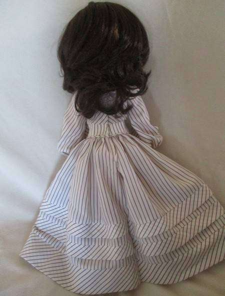 Vintage 1960's SAD doll with exquisite face, graceful body and Italian Furga-like look.