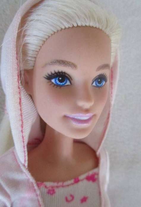 Pretty Mattel Barbie in hoodie dress