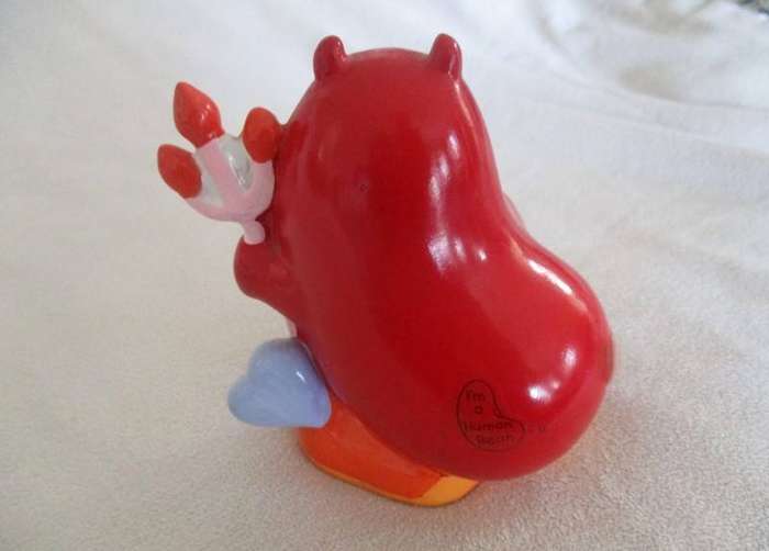 Collectable vintage 1984 Enesco Human Bean - Lat of the Red Hot Human Beans