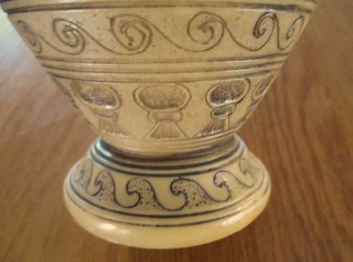 Showpiece -Vintage 1930's/40's Greek vase/amphora hand crafted in the style of ancient Greek pottery