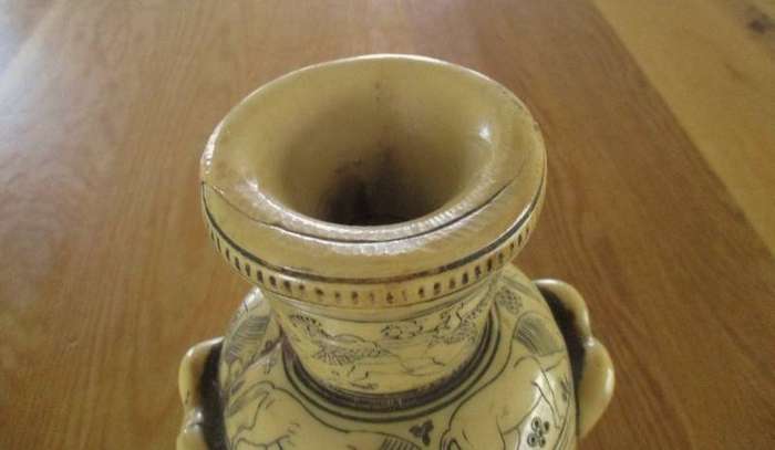 Showpiece -Vintage 1930's/40's Greek vase/amphora hand crafted in the style of ancient Greek pottery