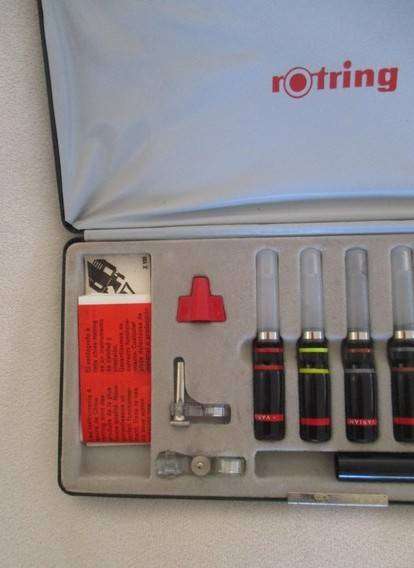 Rotring, Germany isograph/technical drawing set