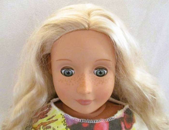 Coral - the highly collectable "our Generation" doll with cute freckles and gorgeous curly hair