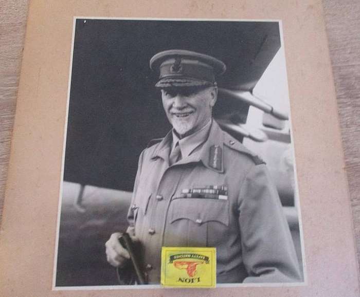 Very large original photograph of General Jan Smuts (previously owned by Brigadier H J Badenhorst)