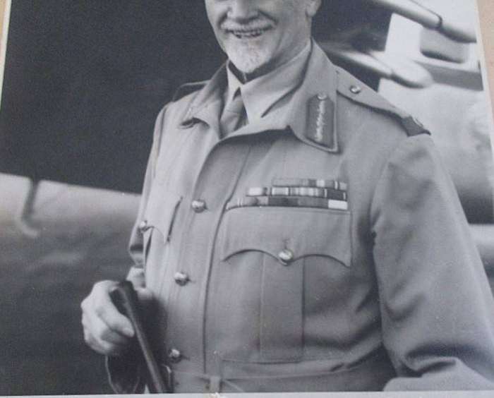 Very large original photograph of General Jan Smuts (previously owned by Brigadier H J Badenhorst)