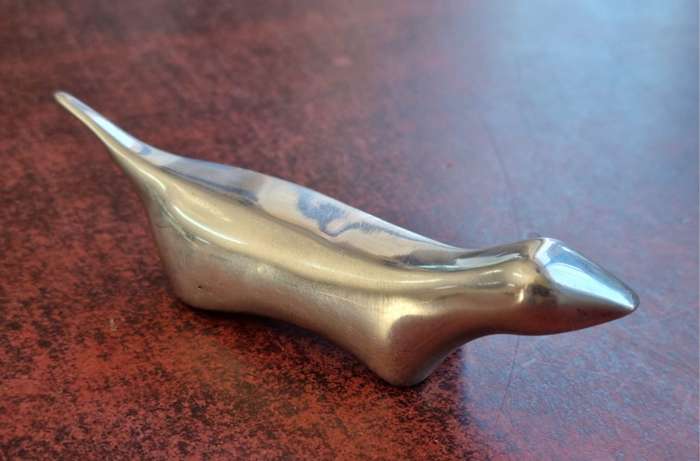 Hoselton Canada Modernist Aluminum Figurine - Honey Badger